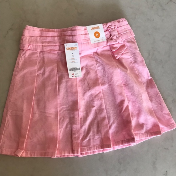 5/$25 Gymboree Pink Corduroy Pleated Skirt - Picture 4 of 4